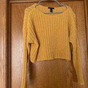 yellow sweater
